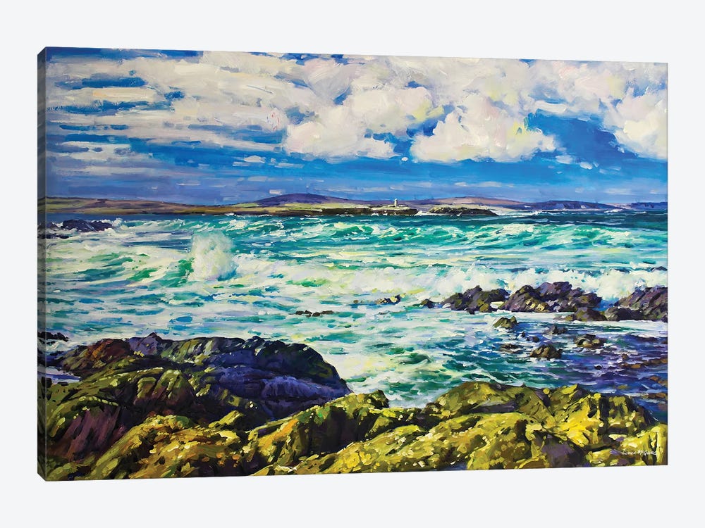 Ballyglass Lighthouse, County Mayo by Conor McGuire 1-piece Canvas Art Print