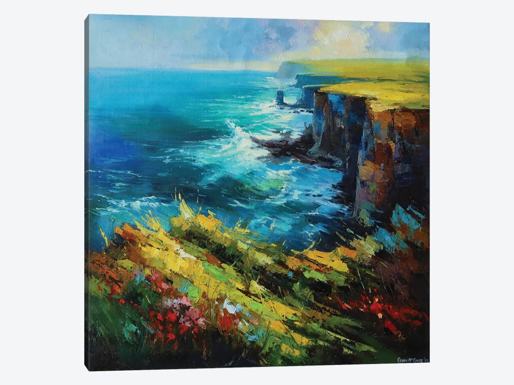 Reimagined Cliffs Of Mohar, Co. Clare, Ireland by Conor McGuire 1-piece Canvas Art