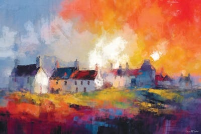 Roof Tops II by Conor McGuire canvas print