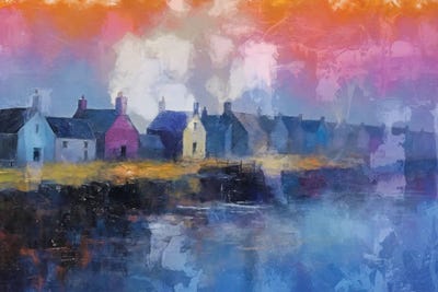 Roof Tops IV by Conor McGuire canvas print