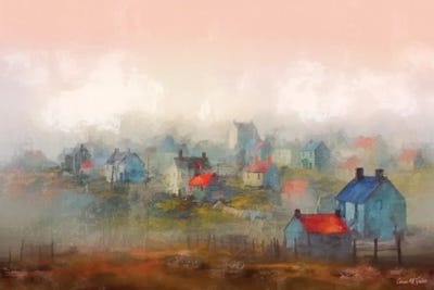 Roof Tops V by Conor McGuire canvas print