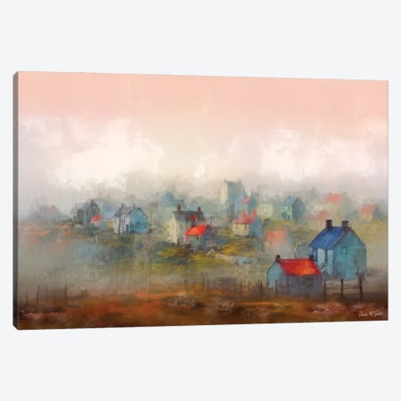 Roof Tops V Canvas Print #MGY94} by Conor McGuire Canvas Artwork