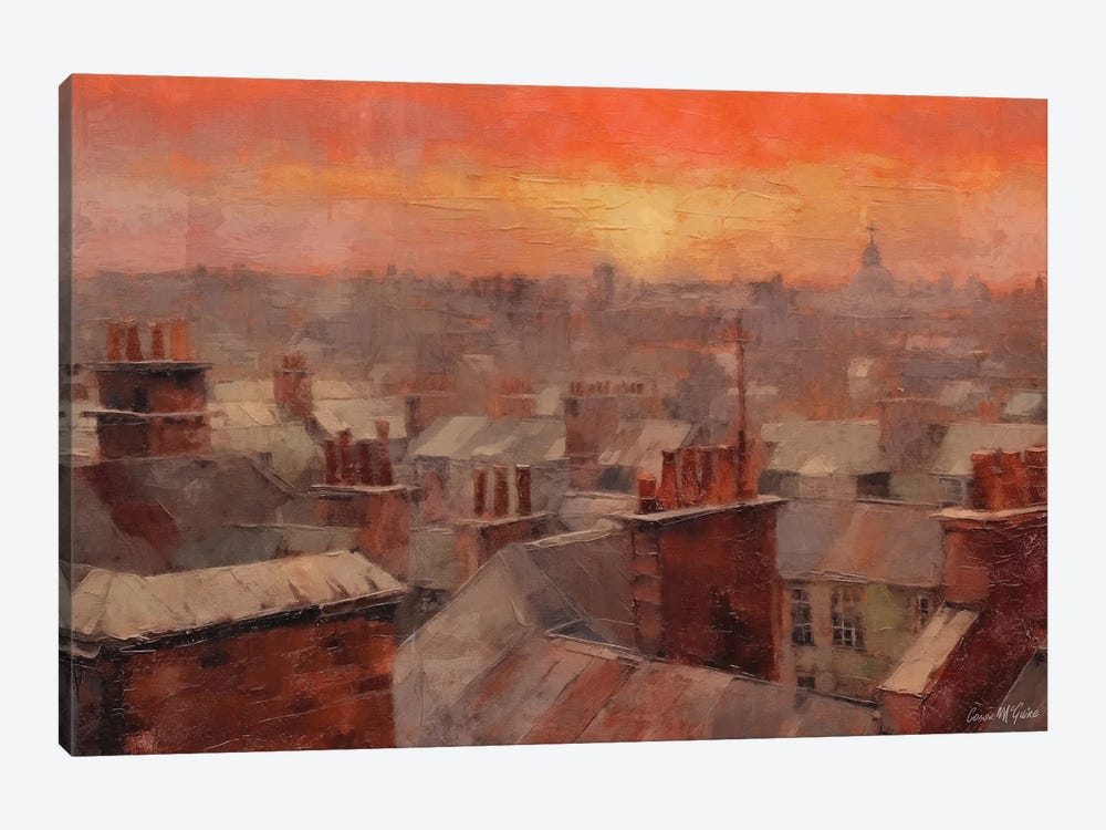 Roof Tops VIII by Conor McGuire 1-piece Canvas Artwork