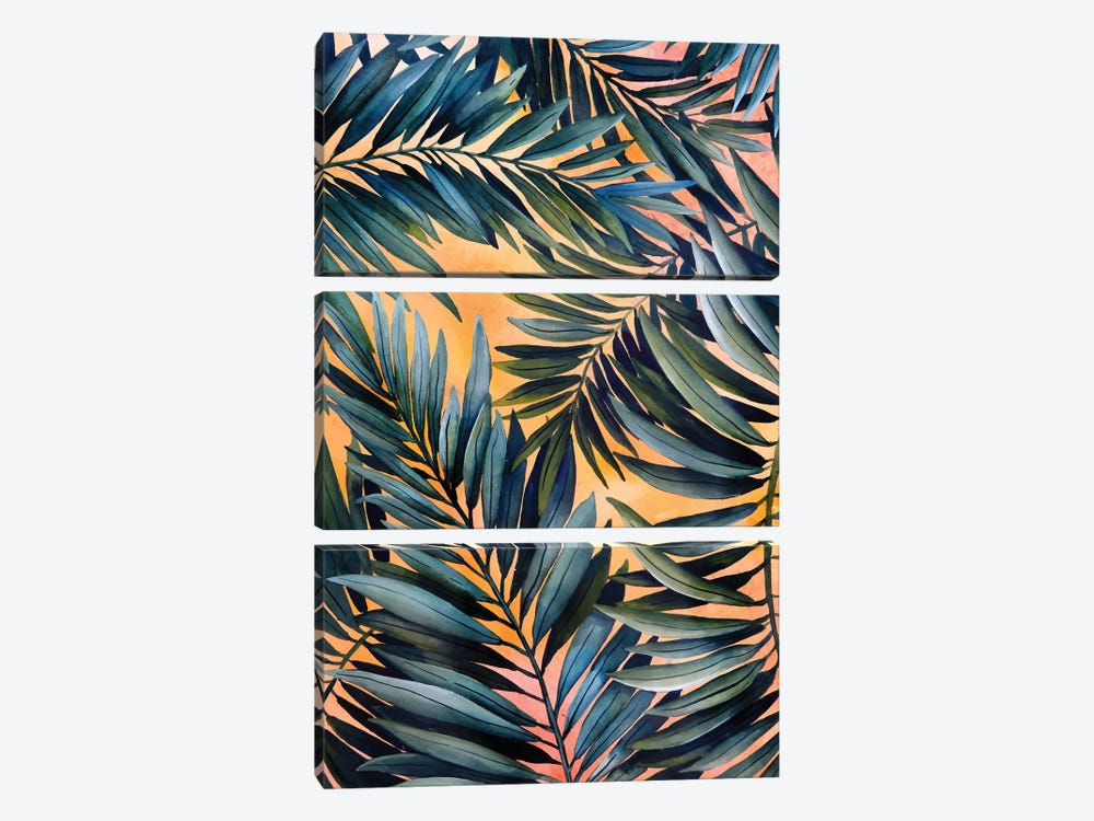 Tropical Leaves III by Ana Moguš 3-piece Canvas Print