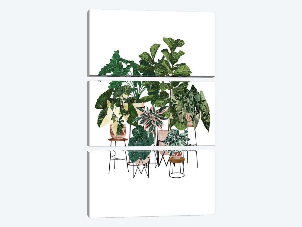 Potted Plants III by Ana Moguš 3-piece Art Print