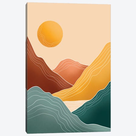 Bohemian Sunset Canvas Print #MGZ146} by Ana Moguš Canvas Wall Art
