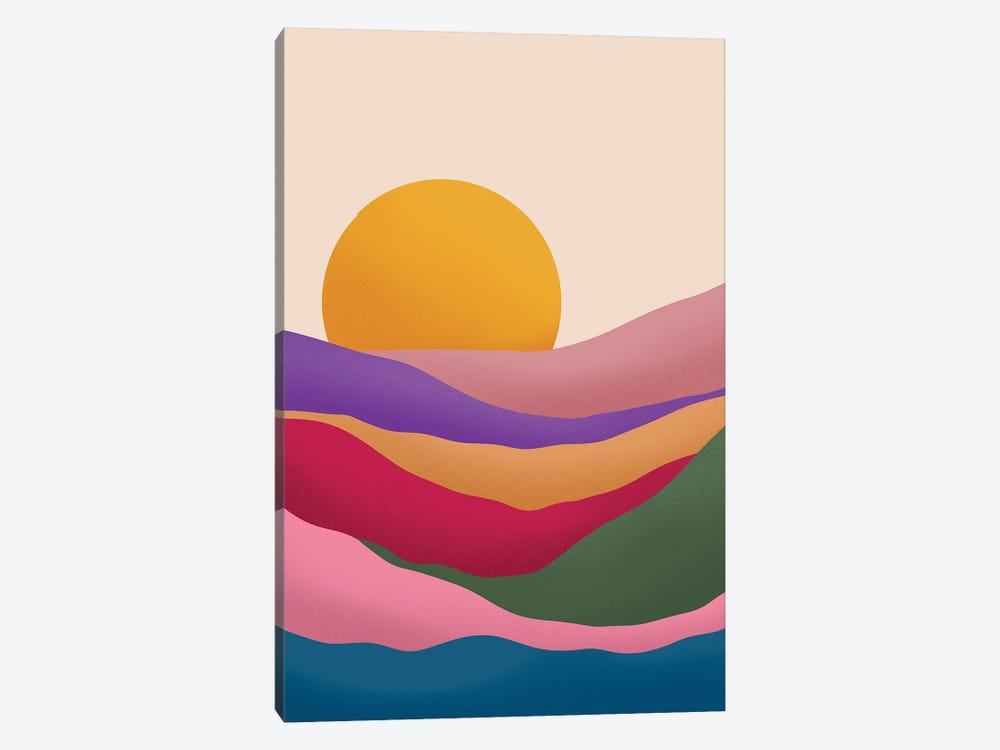 Colourful Sunset by Ana Moguš 1-piece Canvas Wall Art