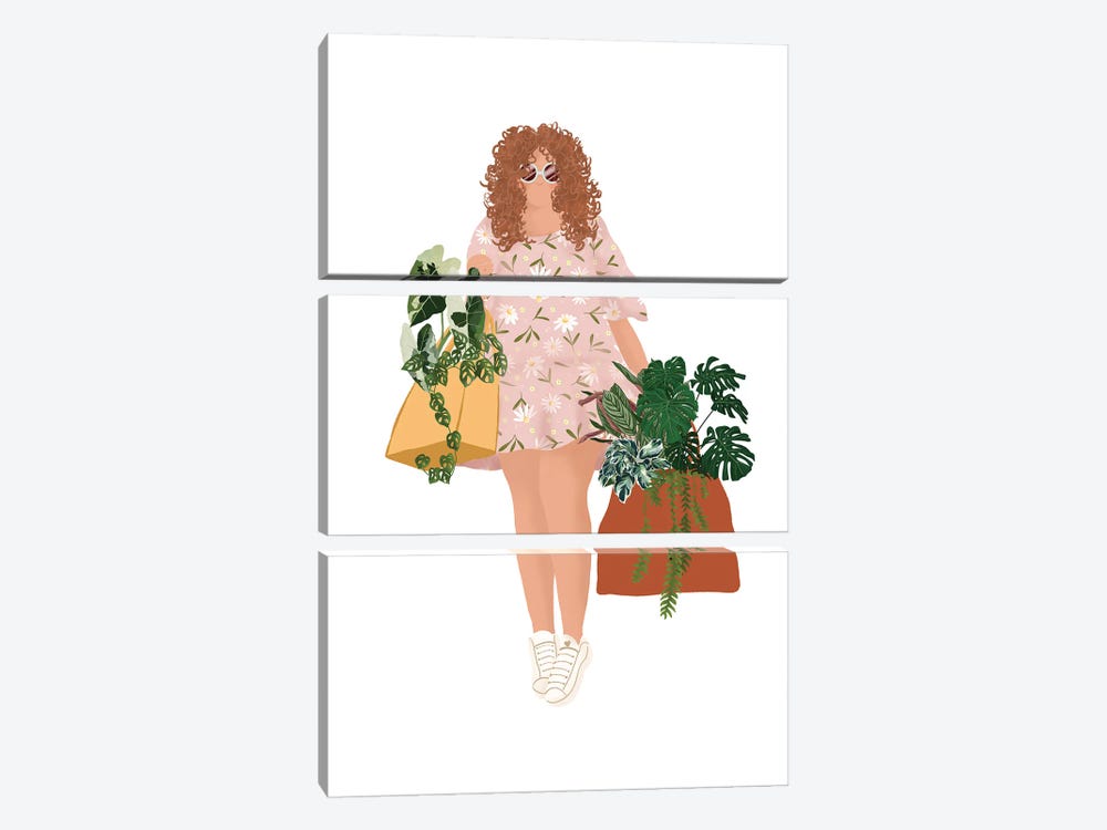Plant Shopping III by Ana Moguš 3-piece Art Print