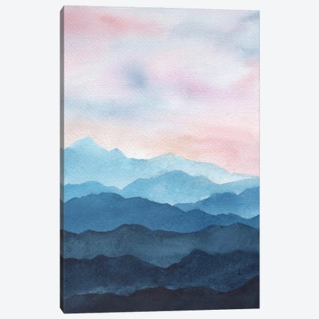 Blue Mountains Canvas Print #MGZ159} by Ana Moguš Canvas Artwork