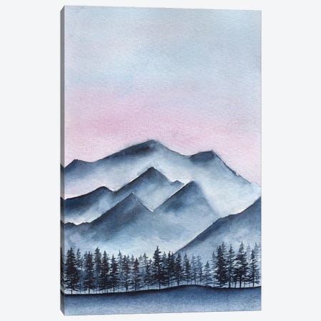 Blue Mountains II Canvas Print #MGZ162} by Ana Moguš Art Print