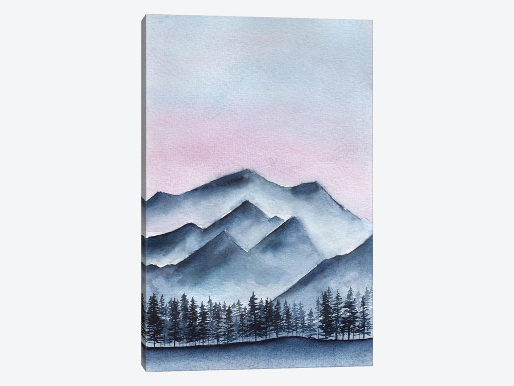 Blue Mountains II by Ana Moguš 1-piece Canvas Art Print