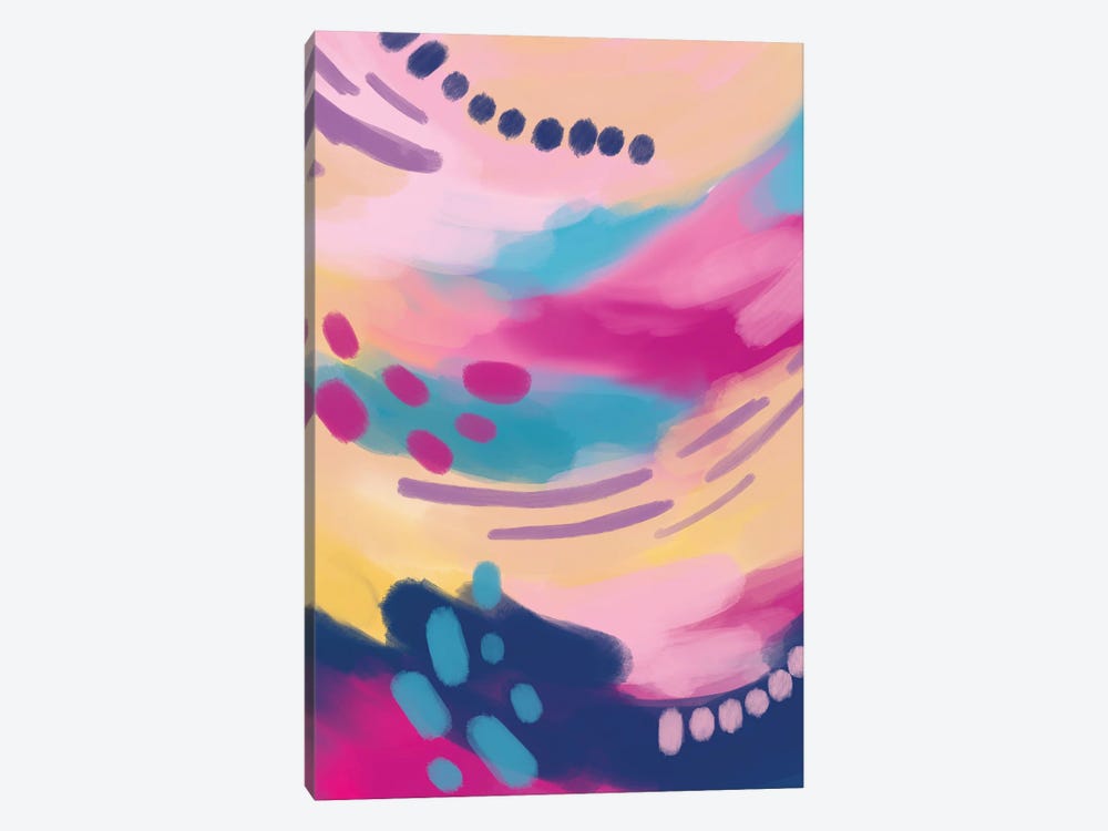 Colourful Flow - Pink by Ana Moguš 1-piece Art Print