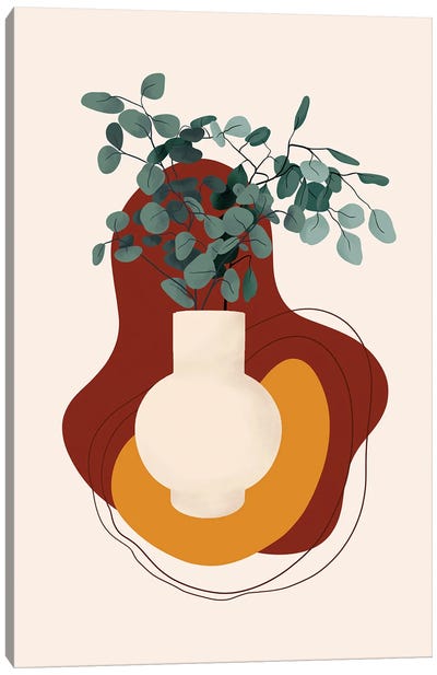 Modern Vase Canvas Art Print - Ana Moguš