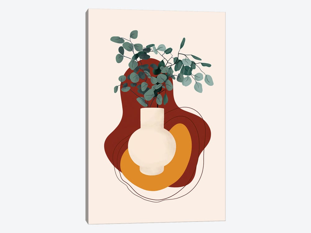 Modern Vase by Ana Moguš 1-piece Canvas Print