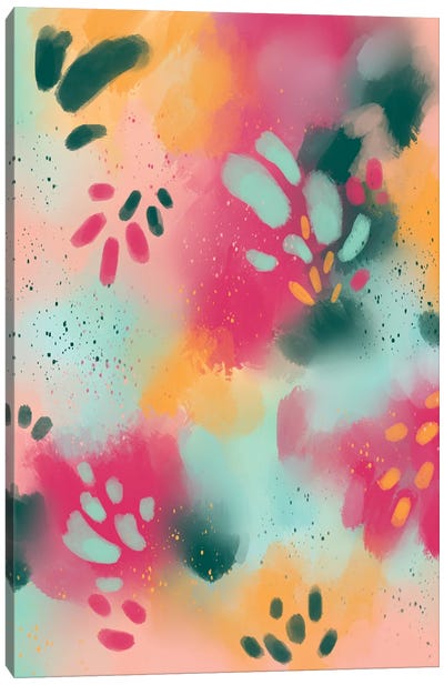 Happy Colours Canvas Art Print - Ana Moguš