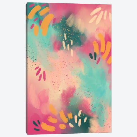 Happy Colours II Canvas Print #MGZ23} by Ana Moguš Art Print