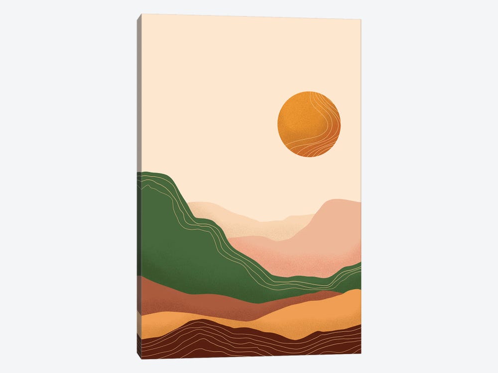 Colorful Mountains by Ana Moguš 1-piece Canvas Wall Art