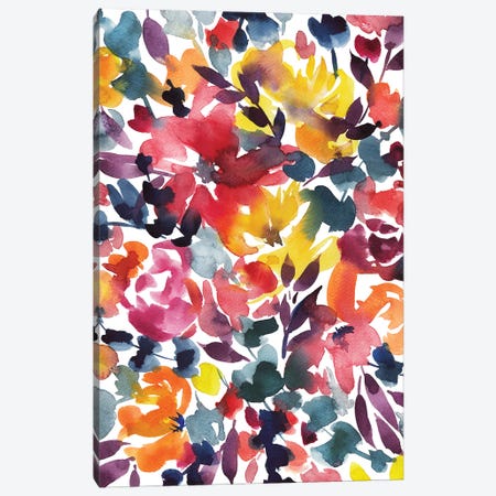 Colourful Spring Flowers Canvas Print #MGZ58} by Ana Moguš Canvas Wall Art