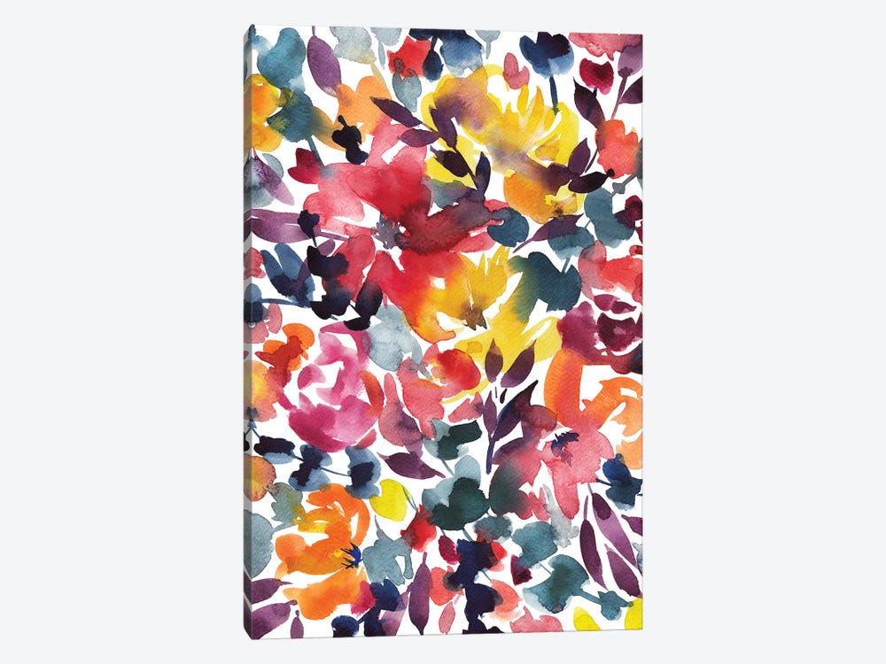 Colourful Spring Flowers by Ana Moguš 1-piece Art Print