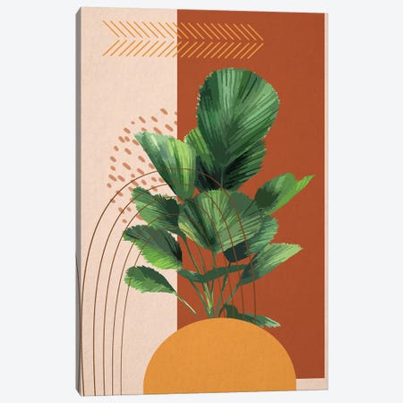 Abstract Palm Leaves Canvas Print #MGZ5} by Ana Moguš Canvas Print