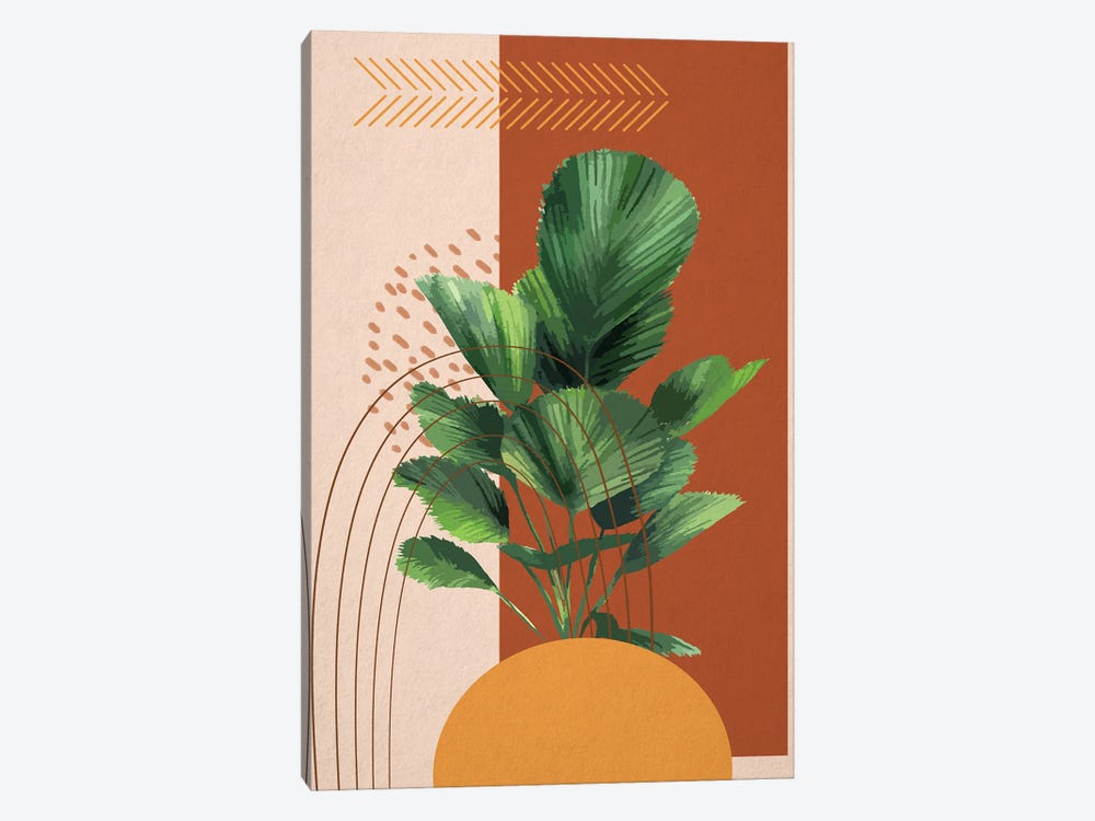Abstract Palm Leaves by Ana Moguš 1-piece Canvas Wall Art