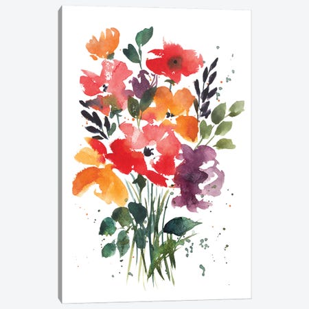Spring Bouquet Canvas Print #MGZ62} by Ana Moguš Canvas Art Print