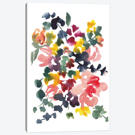 Colourful Florals II Canvas Print #MGZ69} by Ana Moguš Canvas Art Print