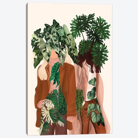 Modern Plant Ladies I Canvas Print #MGZ94} by Ana Moguš Art Print
