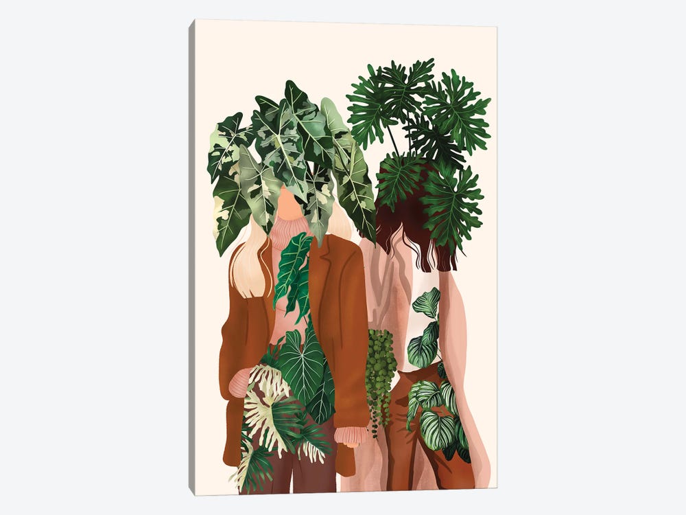 Modern Plant Ladies I by Ana Moguš 1-piece Canvas Print