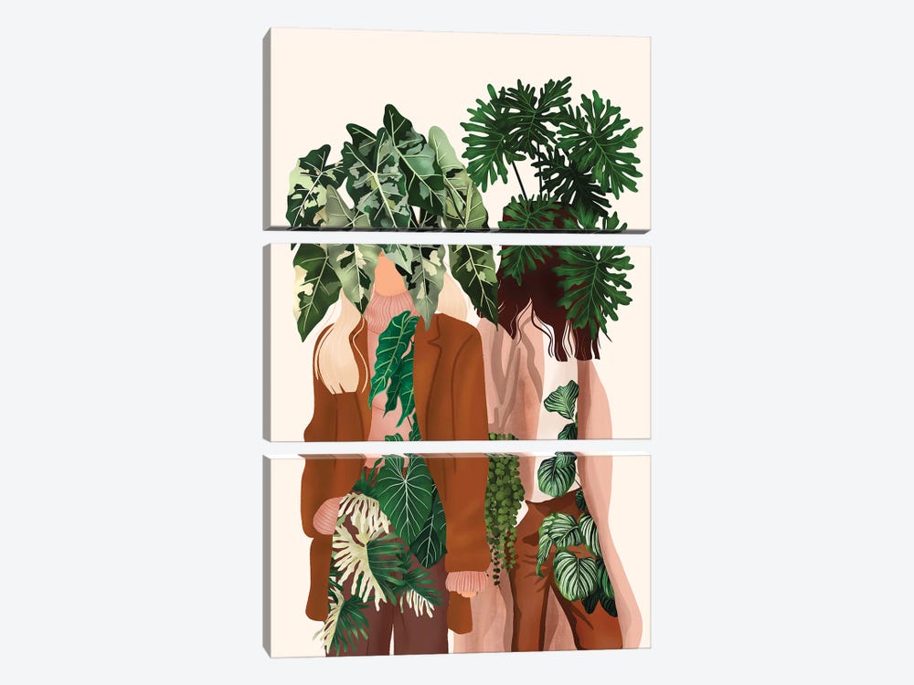 Modern Plant Ladies I by Ana Moguš 3-piece Art Print