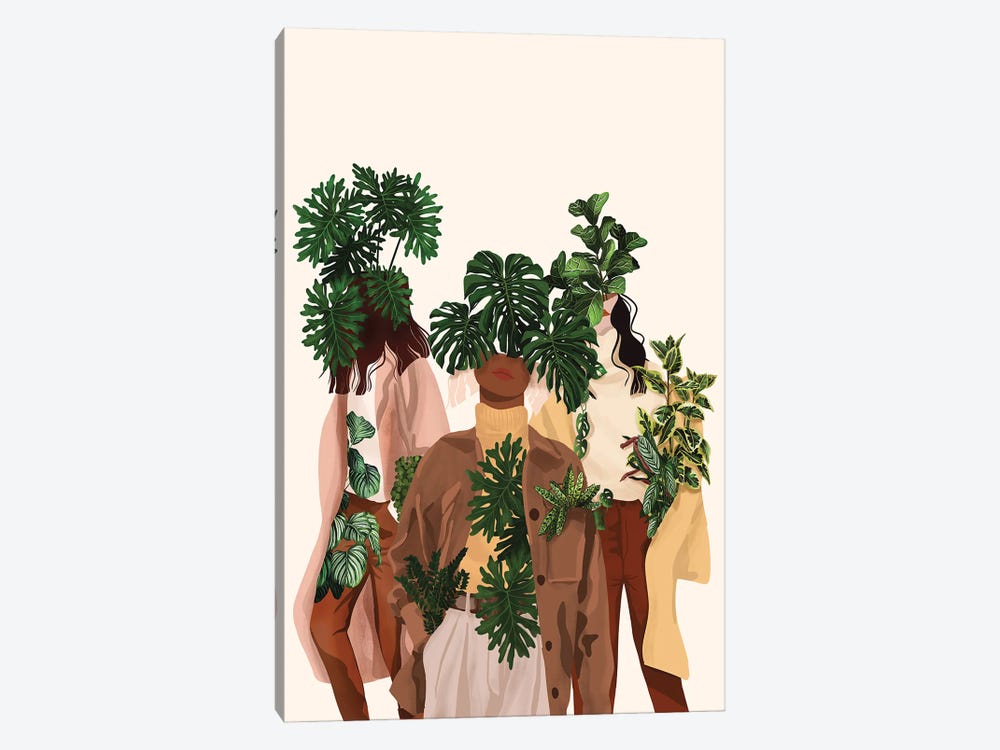 Modern Plant Ladies III by Ana Moguš 1-piece Canvas Print