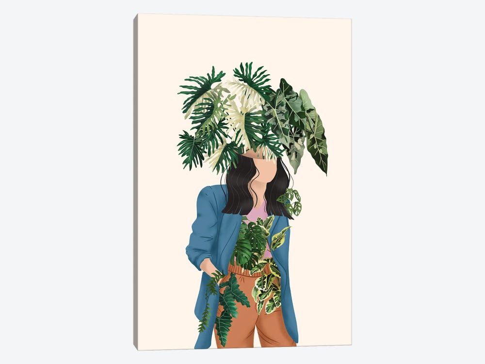 Modern Plant Lady IV by Ana Moguš 1-piece Canvas Artwork