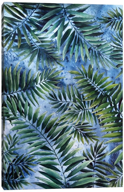 Tropical Leaves I Canvas Art Print - Ana Moguš