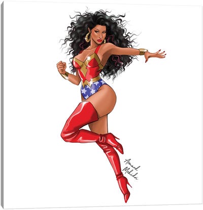 Nicki Minaj Canvas Art Print - Justice League