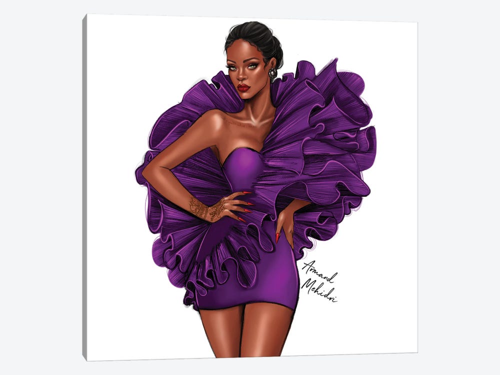 Rihanna Fenty by Armand Mehidri 1-piece Canvas Art