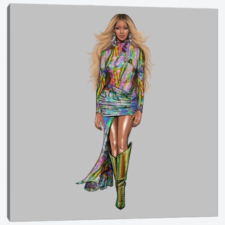 Beyoncé - Renaissance III Canvas Print #MHD128} by Armand Mehidri Canvas Artwork