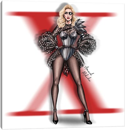 Madonna, Madame X Canvas Art Print - Pop Music Art