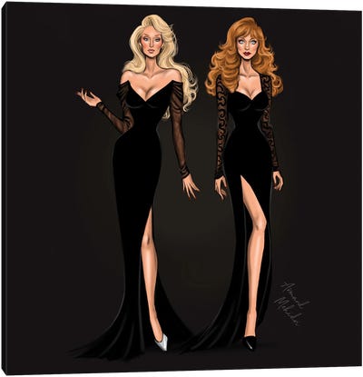 Death Becomes Her Canvas Art Print