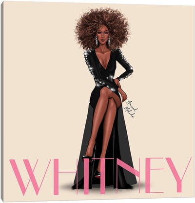 Whitney Houston Canvas Art Print