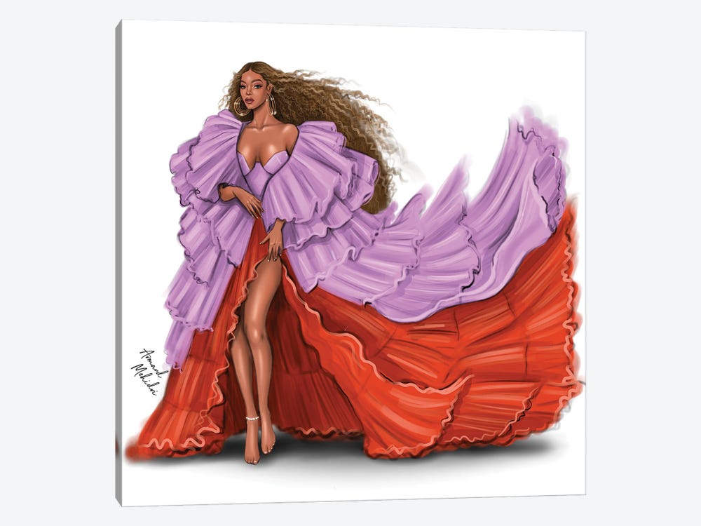 Beyonce, Spirit by Armand Mehidri 1-piece Canvas Print