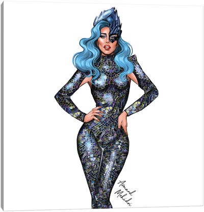 Lady Gaga, Enigma Canvas Art Print - Pop Culture Lover