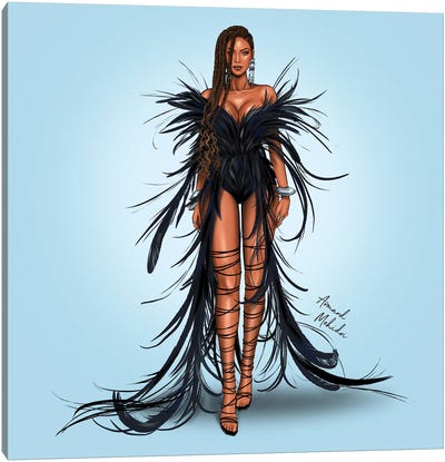 Beyonce, Black Is King Canvas Art Print - Beyoncé
