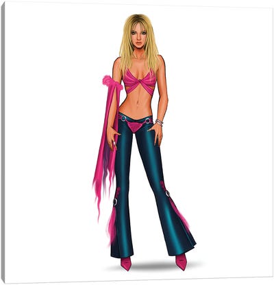 Britney Spears - Slave For You Canvas Art Print - Women's Pants Art