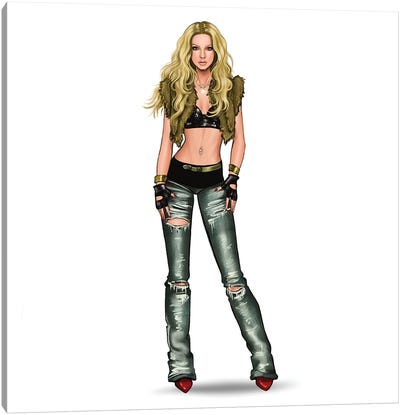 Britney Spears - Piece Of Me Canvas Art Print - Britney Spears