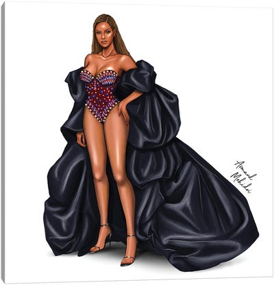 Beyonce Canvas Art Print - Armand Mehidri