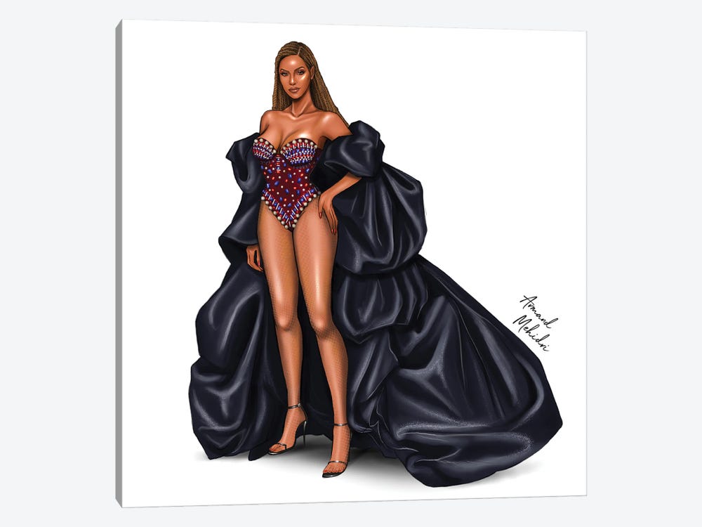 Beyonce by Armand Mehidri 1-piece Canvas Print
