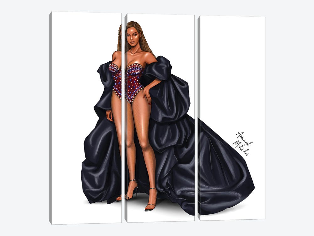 Beyonce by Armand Mehidri 3-piece Art Print