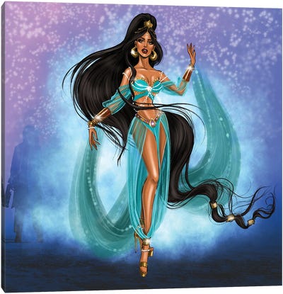 Jasmine Canvas Art Print - Aladdin