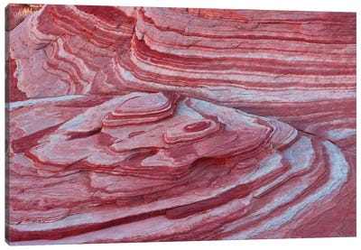 Pattern, Fire Wave, Valley of Fire State Park, Nevada, USA Canvas Art Print