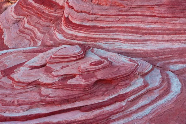 Michel Hersen: Pattern, Fire Wave, Valley of Fire State Park, Nevada, USA by Michel Hersen
